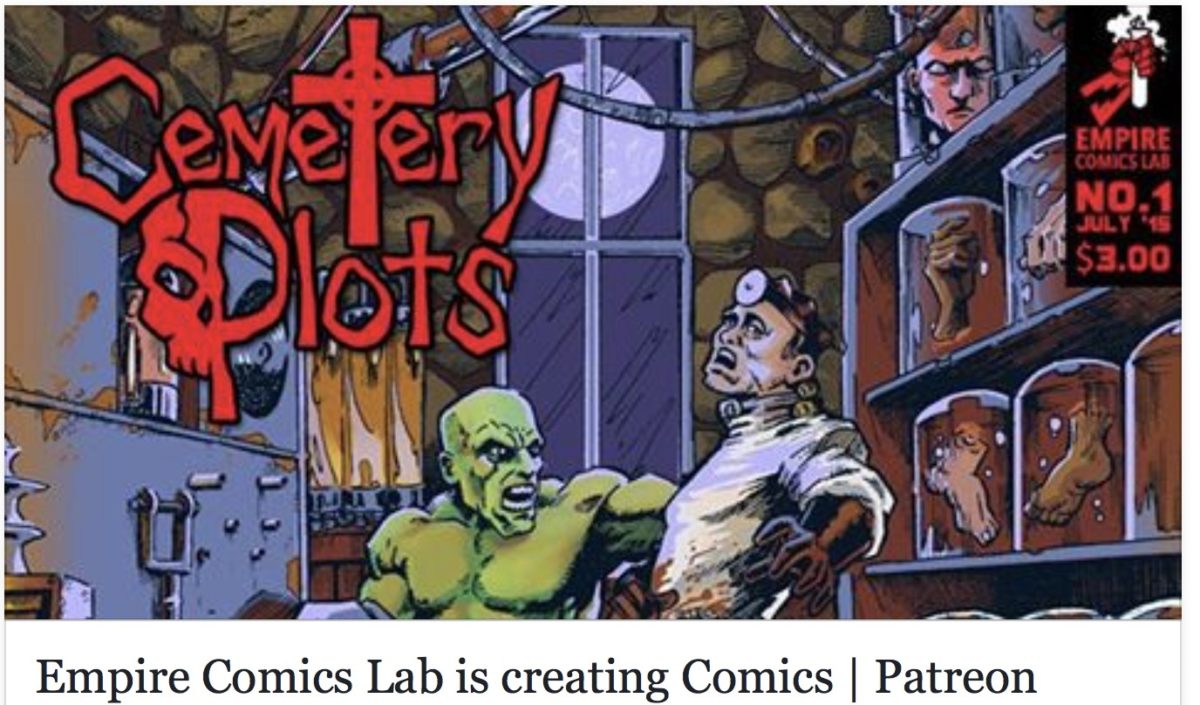 EMPIRE COMICS LAB OFFICIALLY LAUNCHES ITS PATREON SITE!