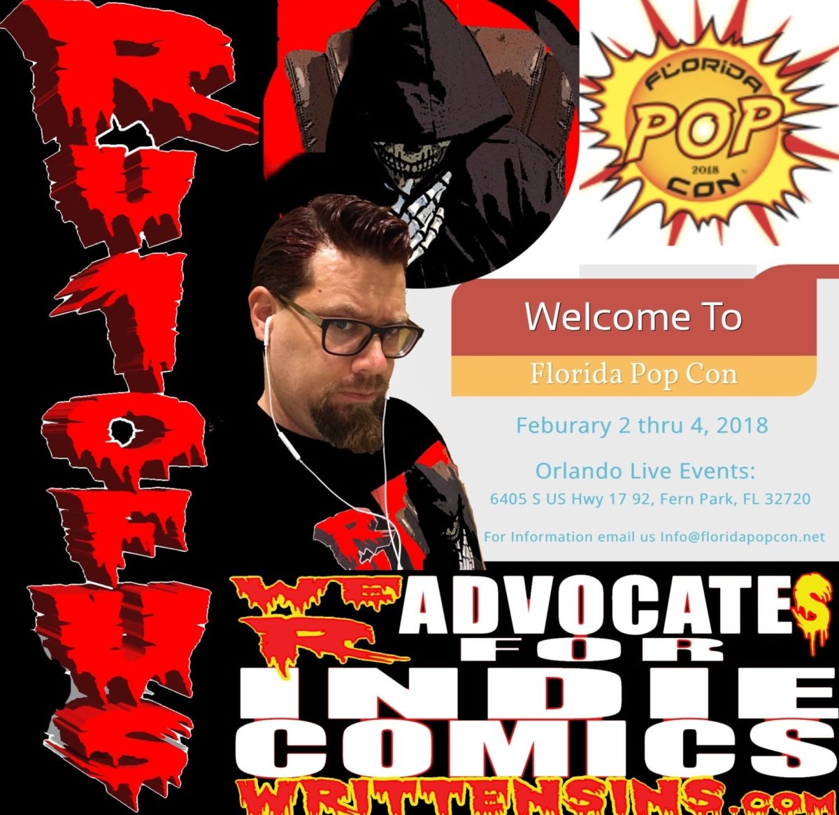 (FL) Mr Andersin  and WrittenSiNs head to what Popping in Florida Feb. 2-4 at  the  POP CON