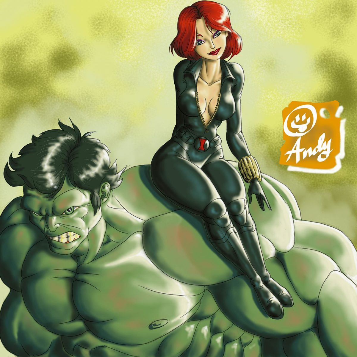 A.T.D:  FEATURING::   Lu Andy’s HULK and BLACK WIDOW