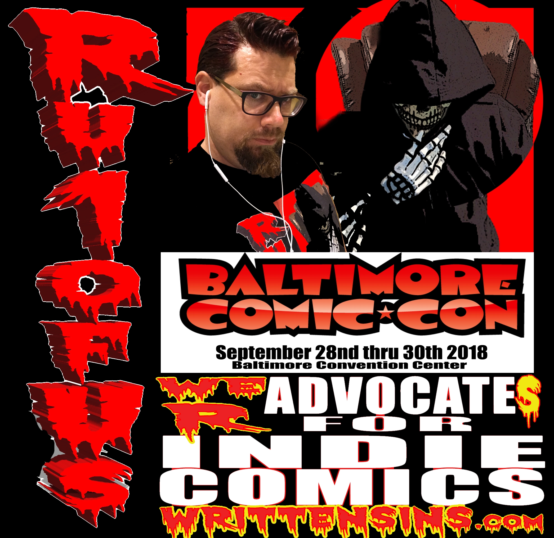 COMIC CON HIGHWAY WrittenSiNs SOUTHERN EXIT:: (MD) BALTIMORE here COMES THE SiNs TEAM  .