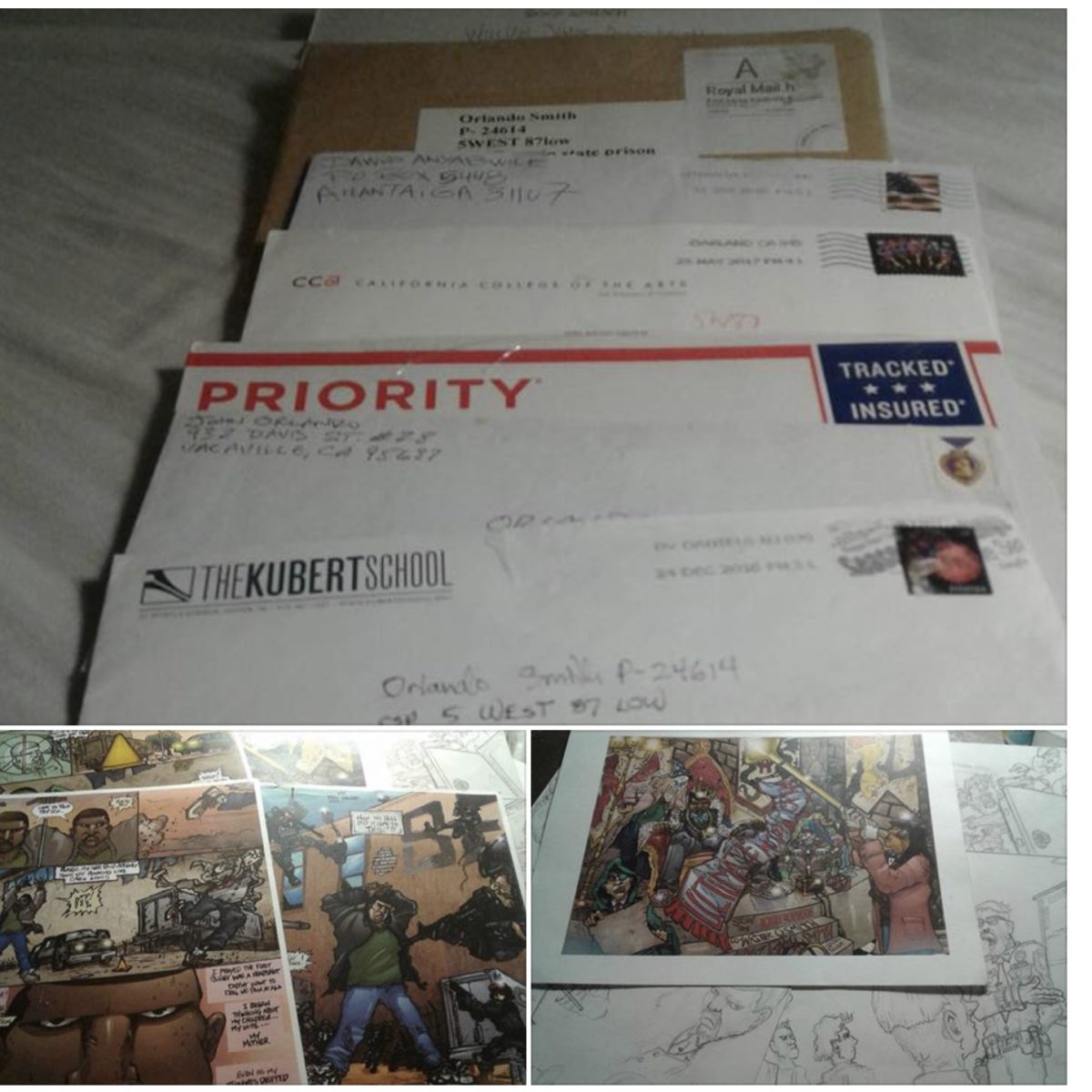 This is what I do behind bars….please, my fellow indie CREATORS help me win my freedom….