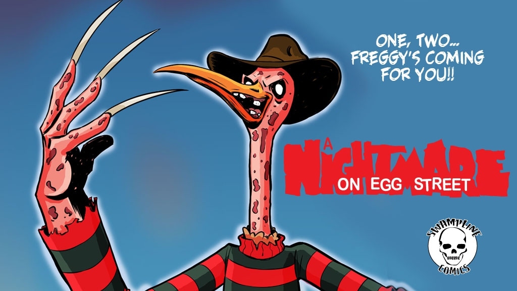 A Nightmare on Egg Street Something sinister is haunting the dreams of local teens in A Nightmare on Egg Street.  .  .