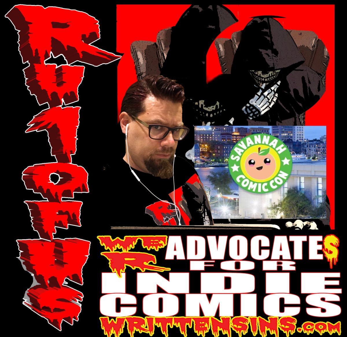 COMIC CON HIGHWAY WrittenSiNs SOUTHERN EXIT:-GA- Mr Andersin and WrittenSiNs table Savannah Comic Con on Feb 24-25, 2018 . .