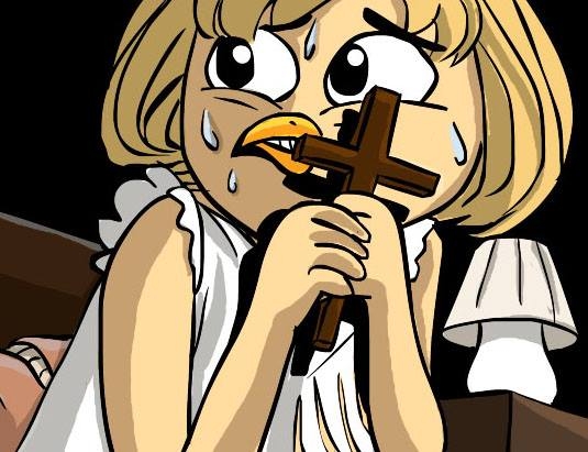 Five, Six, grab your crucifix…