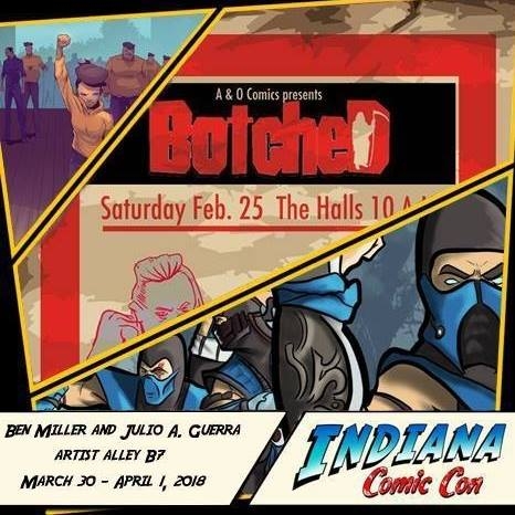COMIC CON HIGHWAY MIDWEST EXIT:: -IN-   Ben Miller will be appearing at Indiana Comic Con March 30th to April 1st
