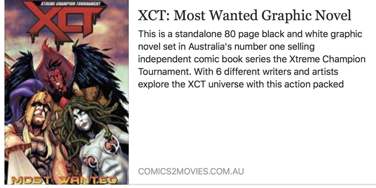 XCT 1st BOOK is now AVAILABLE off of KICKSTARTER for the 1st time.