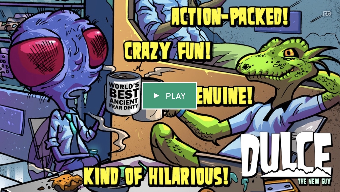 Congrats to the Dulce: The New Guy Comic Book team for a Successful Launch off of KICKSTARTER