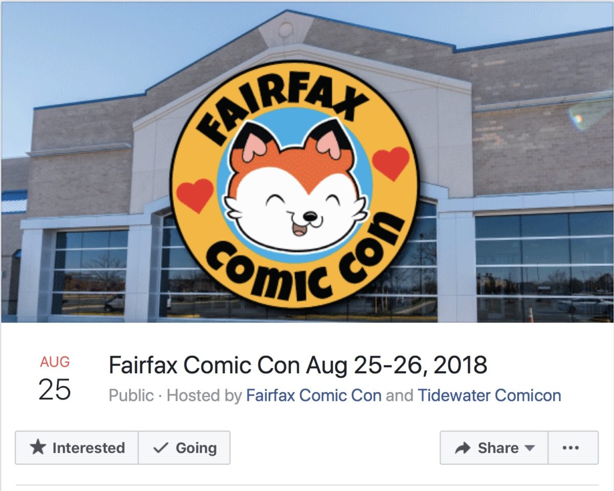 Congrats to the Fairfax Comic Con Crew for a Successful launch off of KICKSTARTER
