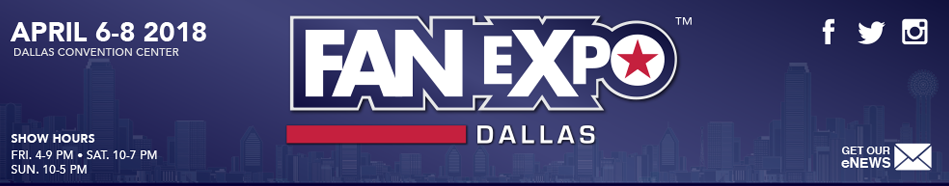 COMIC CON HIGHWAY SOUTHERN EXIT:: -TX- Blake Harrington  is coming to Dallas Fan Expo  April 6-8 2018  .