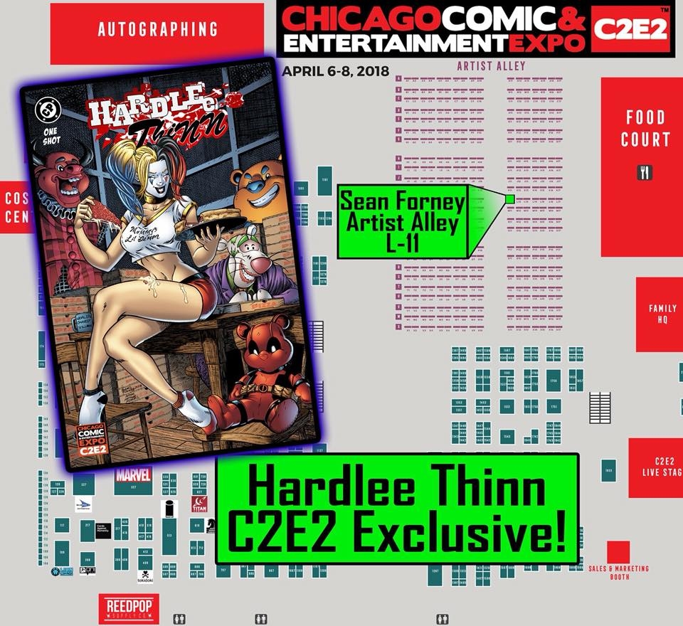 COMIC CON HIGHWAY MIDWEST EXIT:: -IL- April 6-8: C2E2  gets FORNEY-fied  .