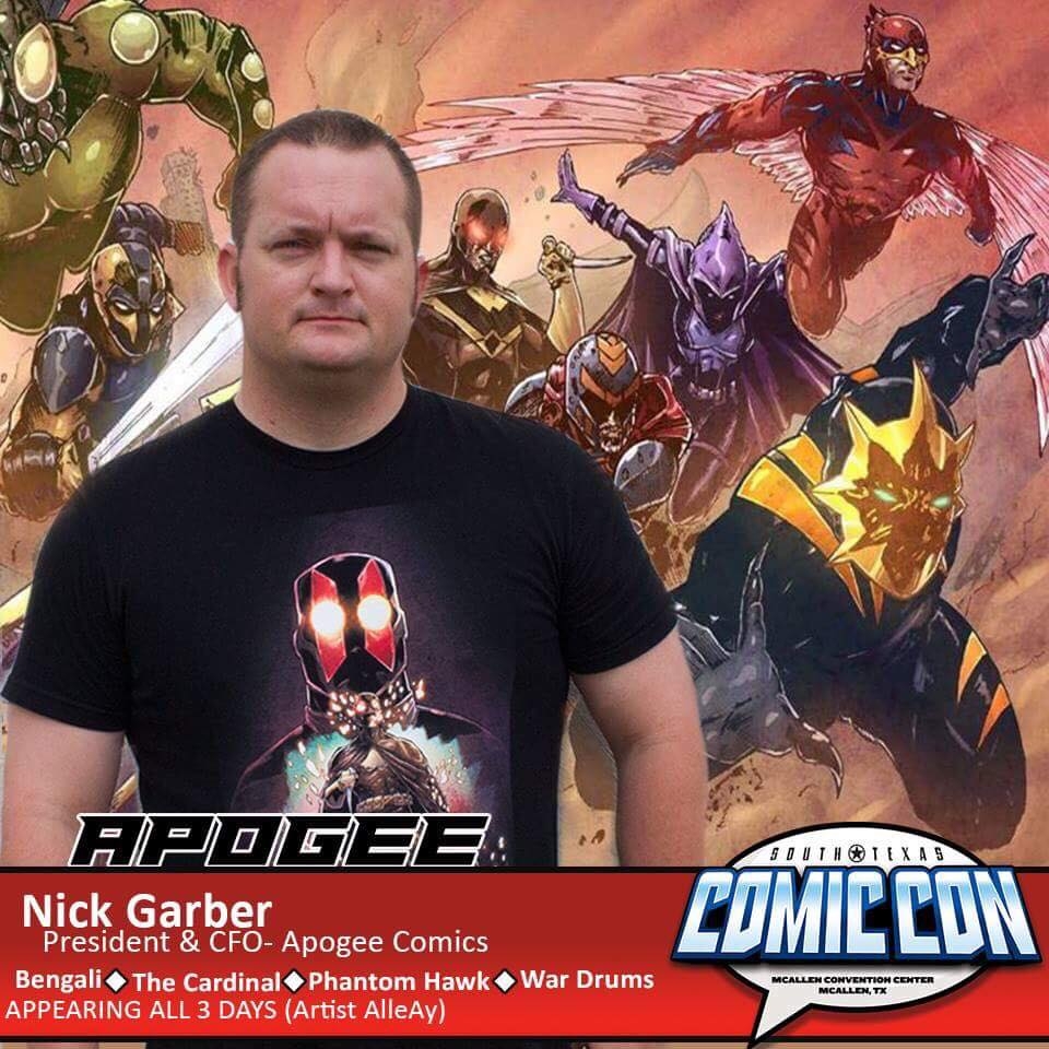 COMIC CON HIGHWAY SOUTHERN EXIT::  -TX- Nick Garber   is going to SOUTH TEXAS COMIC CON Booth 26&28 in artist alley
