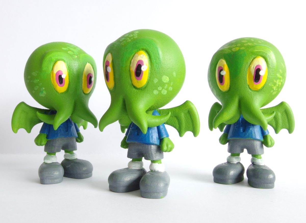 Win a Hand Painted Kid Cthulhu Model!