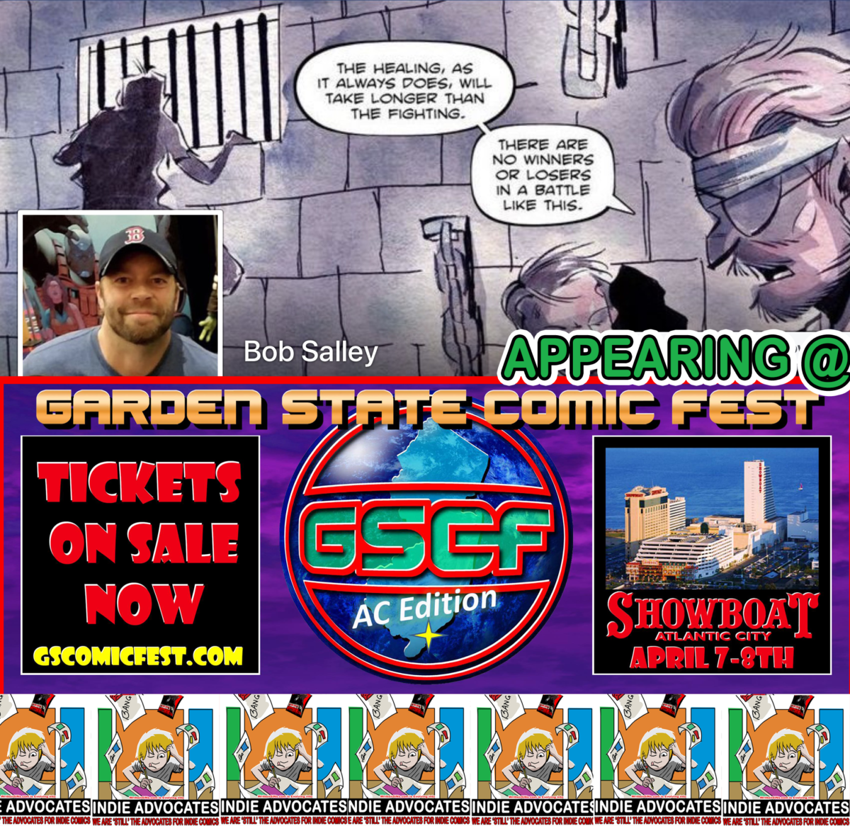 COMIC CON HIGHWAY NORTHERN EXIT:: -NJ- Bob Salley brings the Show to the SHOW BOAT, April 7th-8th  .