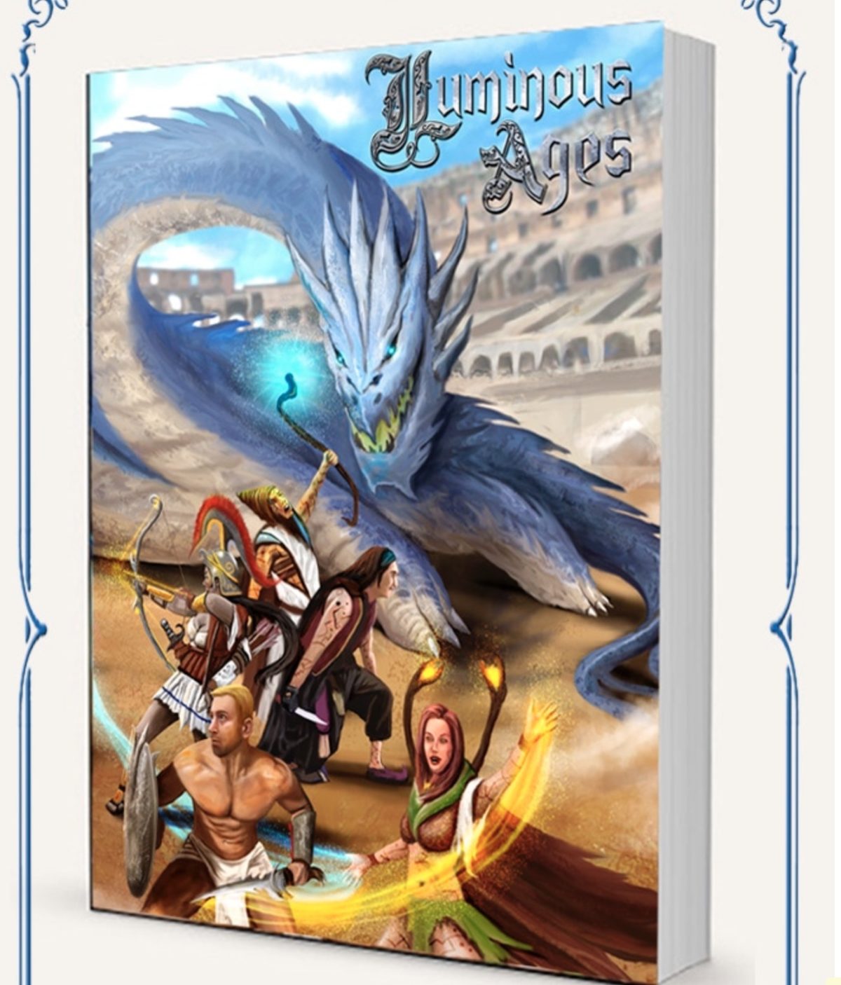Luminous Ages Volume 1: Dragons, Monsters & Surreal Fantasy  Superbly painted epic adventure with wizards & creatures from many myths & cultures fighting for nature. Discover a new form of magic.  .