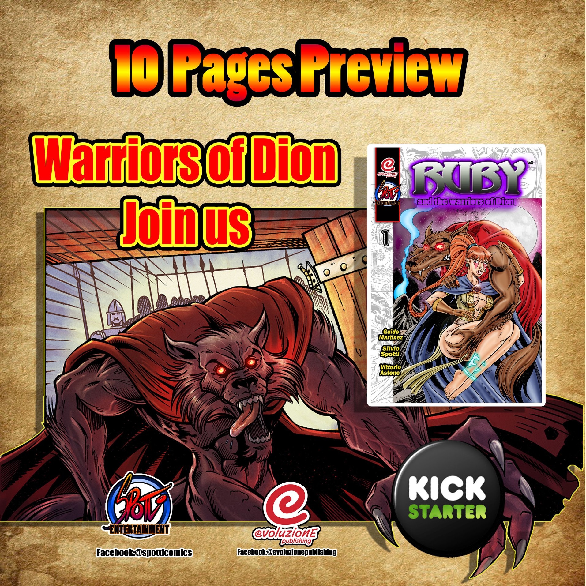 10 page preview of Ruby and the Warriors of Dion