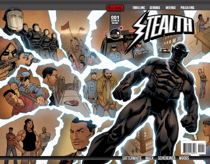 Stealth Comic Book Series Launch!  Allen White must learn to balance educating the youth of Terminus City while educating criminals as the vigilante hero Stealth!  .  .