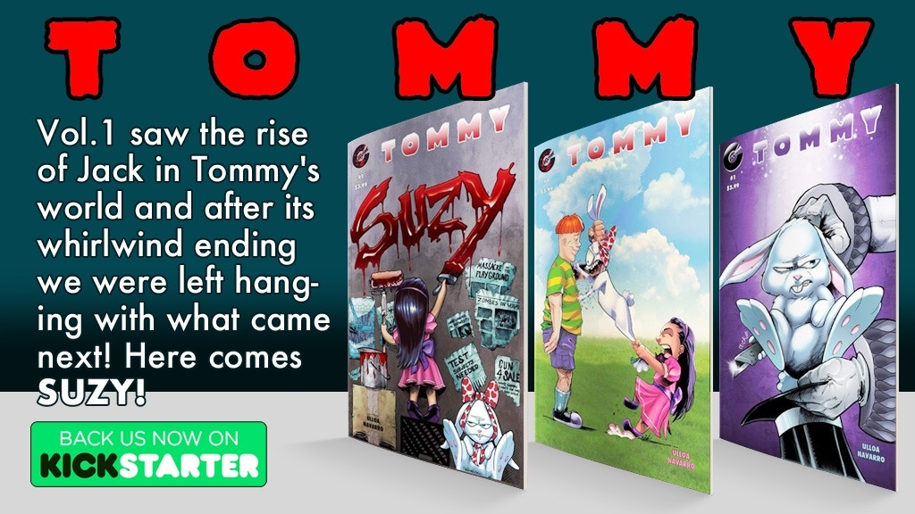 Tommy Volume. 2 Guess what’s in my POCKET Vol.1 saw the rise of Jack in Tommy’s world and after its whirlwind ending, we were left hanging with what came next! Here comes SUZY!  .  .