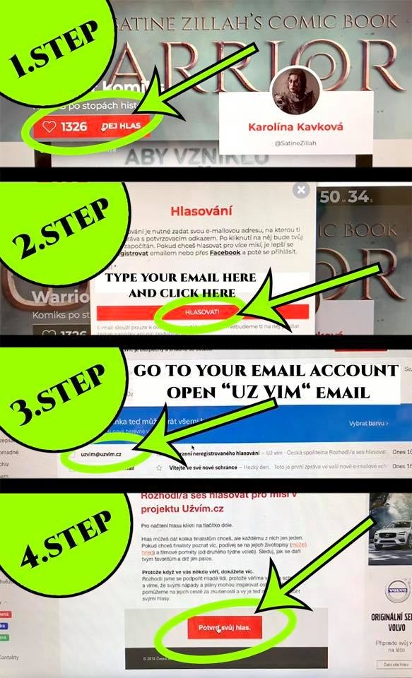 A EASY STEP BY STEP way to Vote for the GREAT ZILLAH