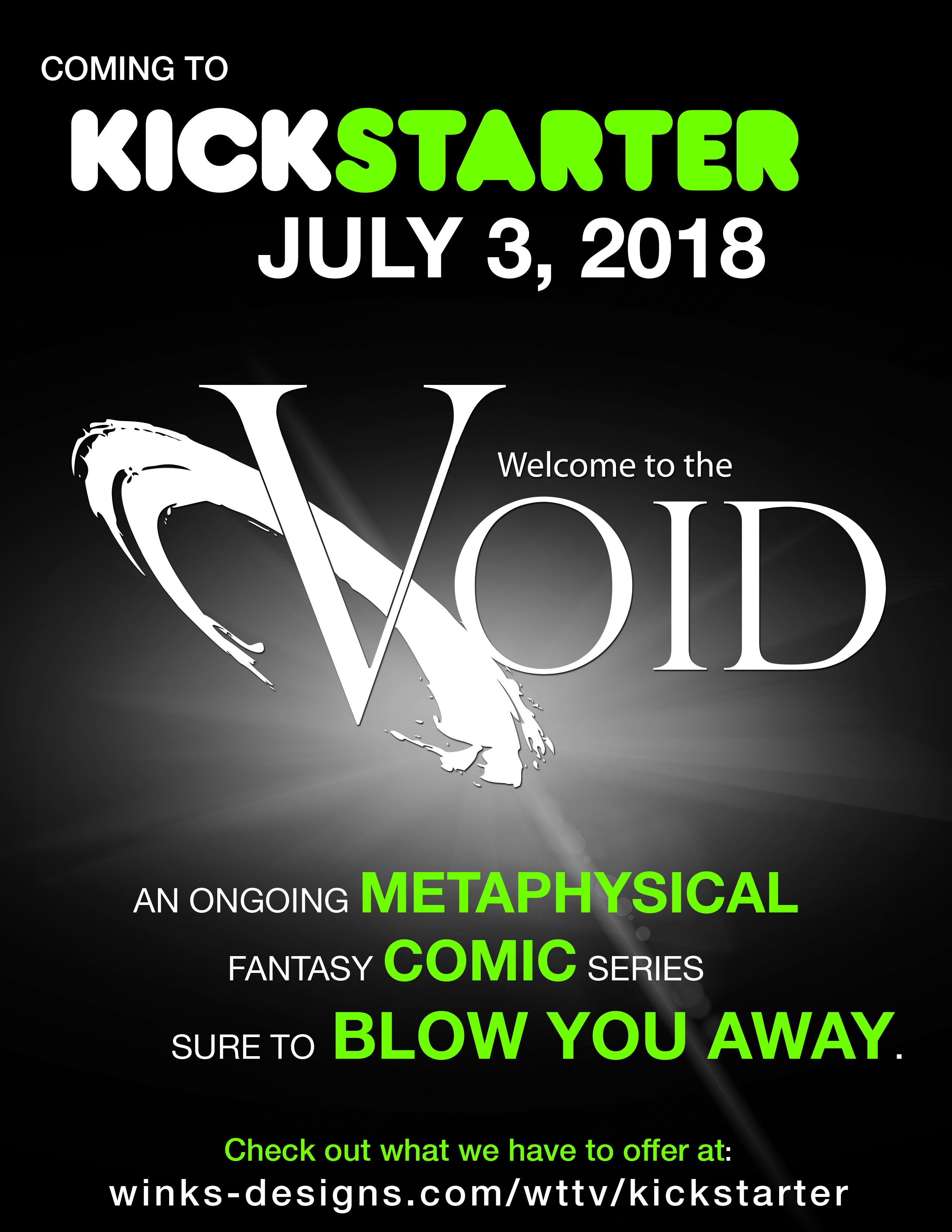 Welcome to the Void is coming to Kickstarter July 3rd.