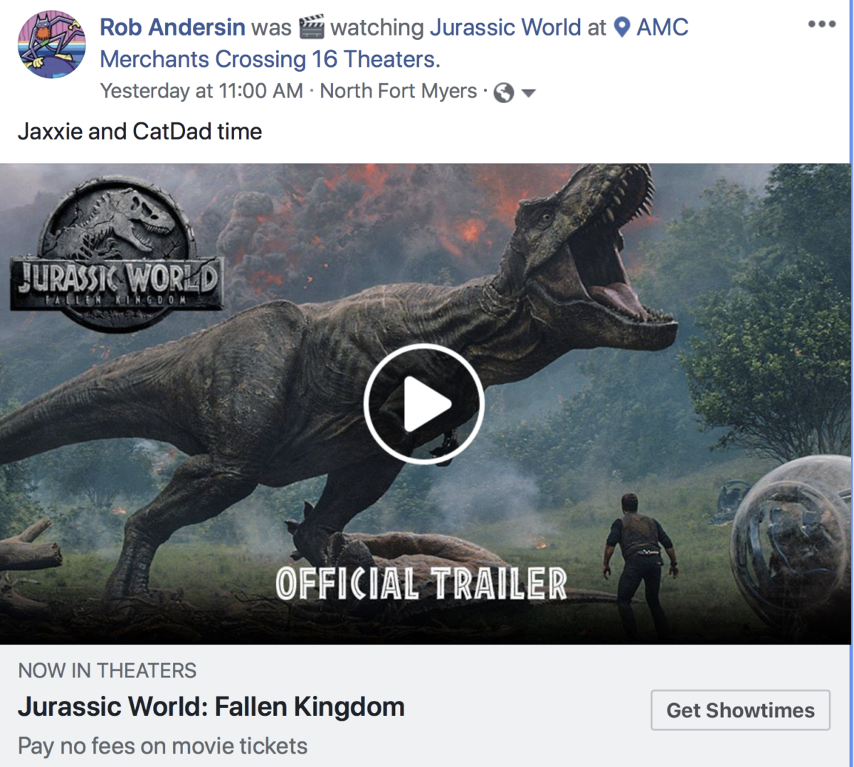 A Mir. AnderSiN review of Jurassic World: Fallen Kingdom