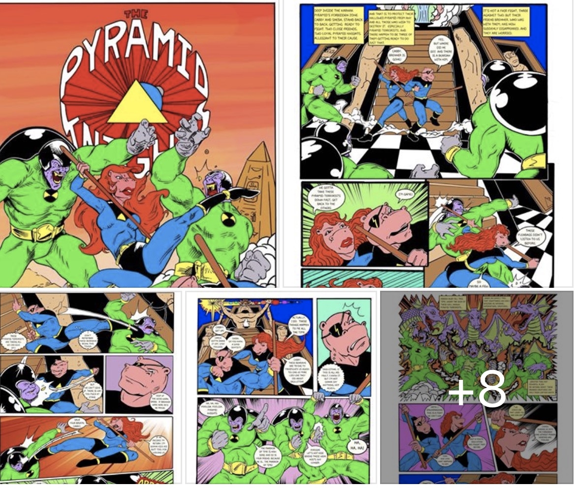 The Pyramid Knights Books are in!