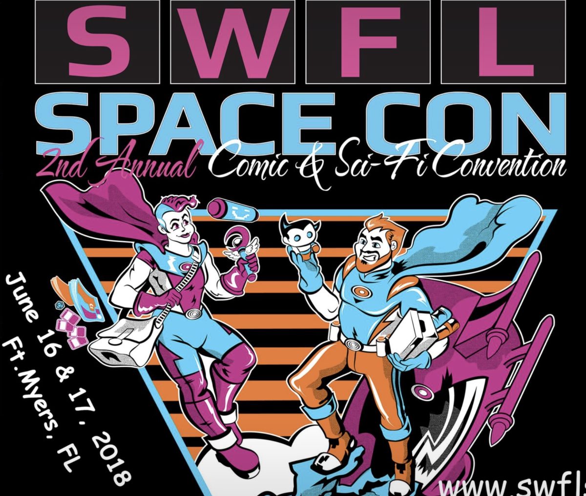 ITS ABOUT TO GO DOWN in  FORT-MYERS At The  2nd Annual SWFL SpaceCon, Full of Appearances Mr Andersin, INDIE ADVOCATES, Andrea Lorenzo Molinari, James Haick and MORE ( To many to List ) Panels and More Fun for the WHOLE FAMILY June 16th and 17th