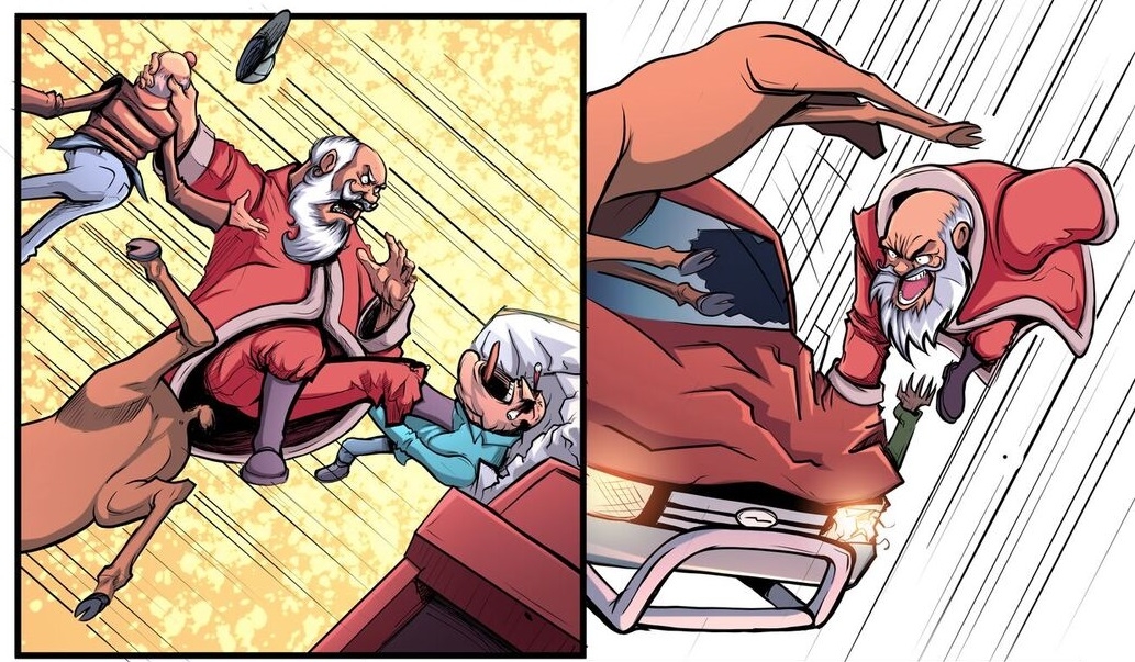 KRINGLE: A Revenge Story A comic book based on Santa’s revenge for his slaughtered reindeer.