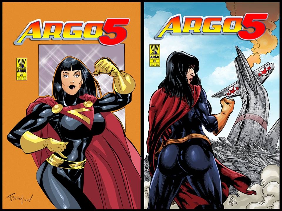 Variant covers of the latest issue of Argo 5 #26