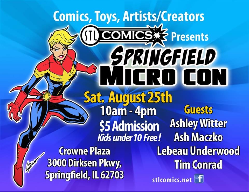 COMIC CON HIGHWAY MIDWEST EXIT::-IL- Springfield Micro Con,  FEATURING:: Brian K Morris August 25