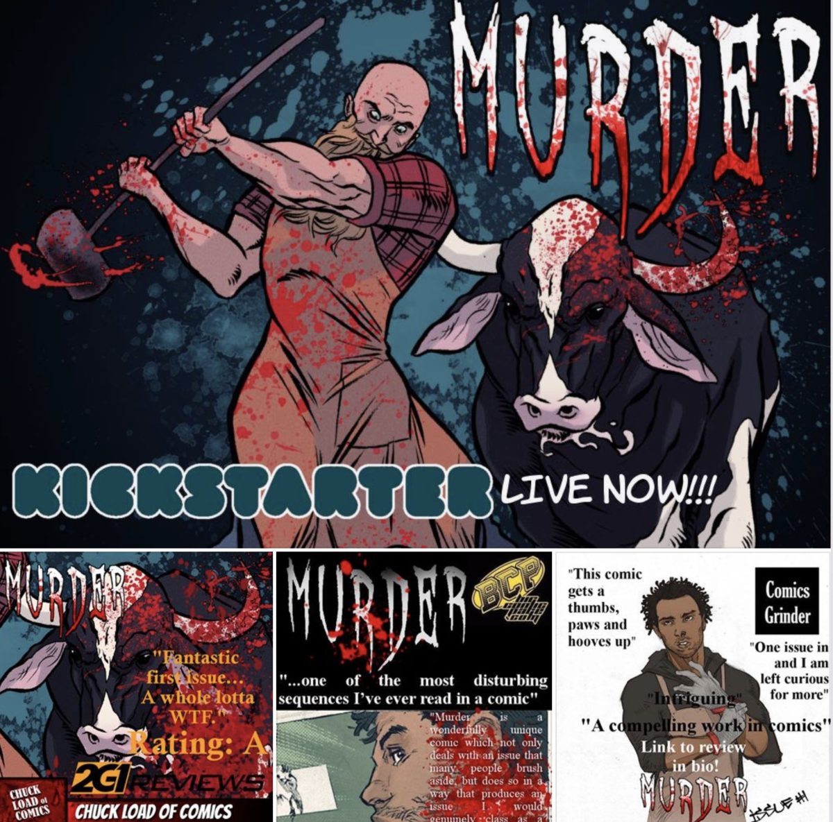 ConGrats to the Team Behind Murder Issue #1 for Killing it on KICKSTARTER