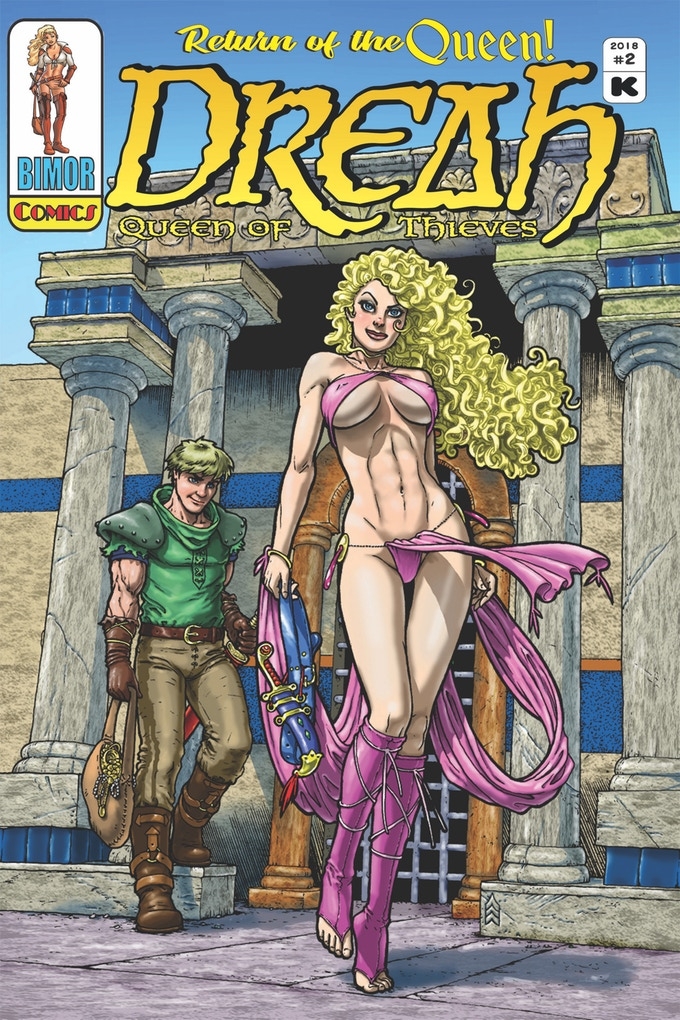 DREAH, QUEEN of THIEVES #2 (Fantasy-Adventure) The second issue collecting the DIGITAL WEBBING PRESENTS stories, featuring the “lost” feature story in FULL COLOR for the first time!