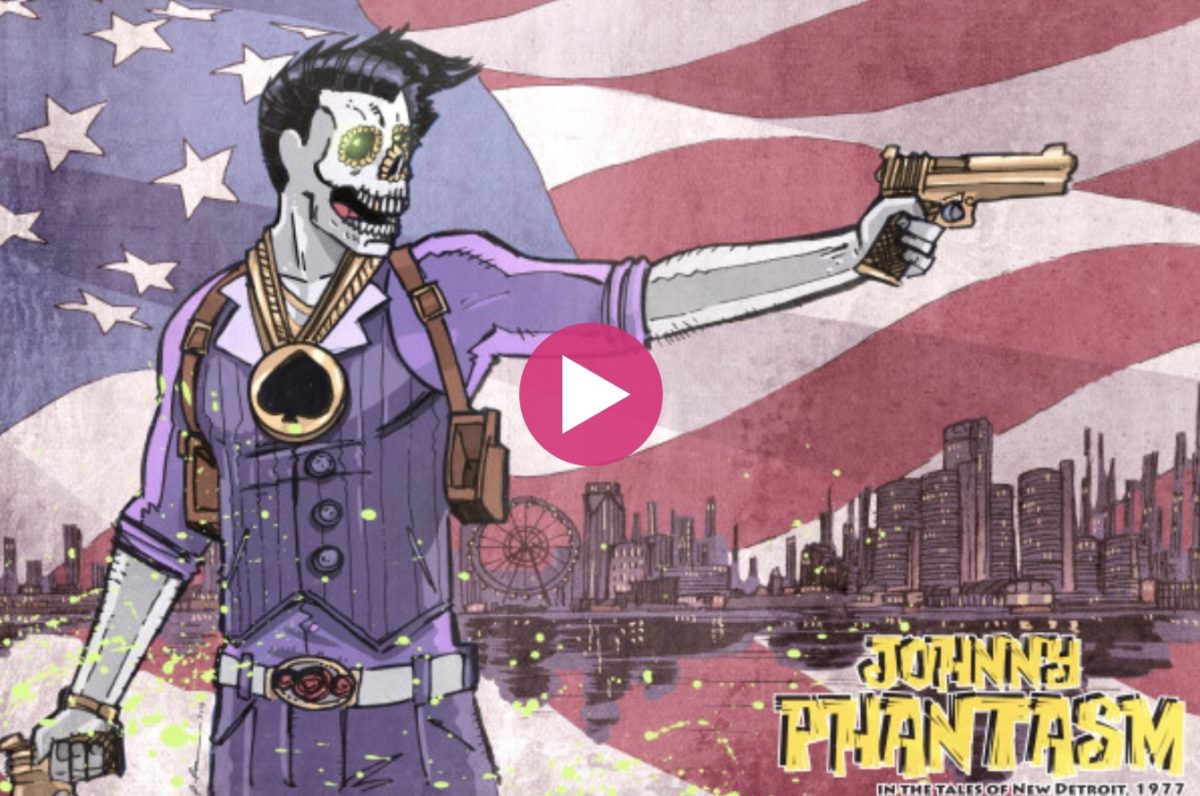 Congrats to the Creative Team Behind: Johnny Phantasm in the Tales of New Detroit, 1977  Johnny Phantasm is Beetlejuice meets Scarface! What more could you ask for?!   Reshare
