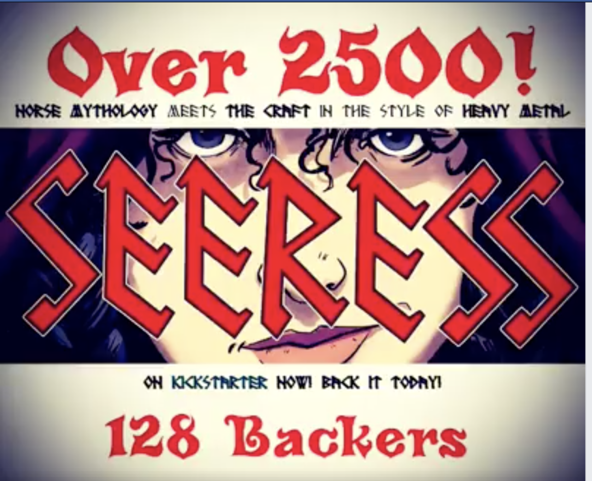 Kasey Pierce & Jay Jacot for their Kickstarter Run Away Success: “Seeress #1: Reckless” Norse mythology meets The Craft in the style of Heavy Metal