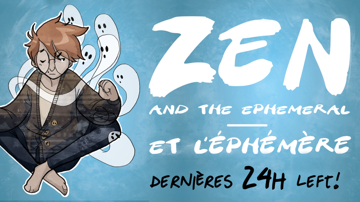 Now FUNDED & off KICKSTARTER:: Zen & The Ephemeral – a comic about wellness & spirituality- Congrats to The CREATOR of ZEN