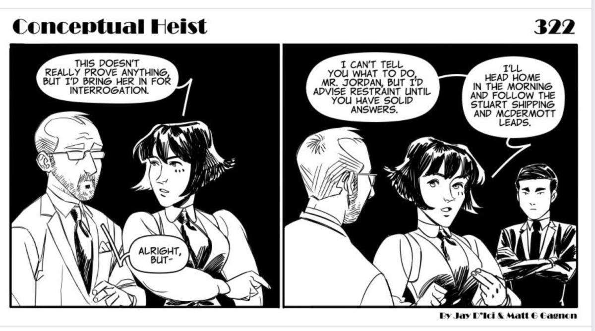 Jemma finds her ideal exit in today’s strip.