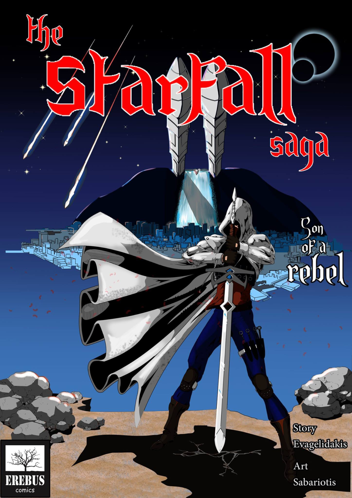 The Starfall saga is a post apocalyptic actiondrama comic.