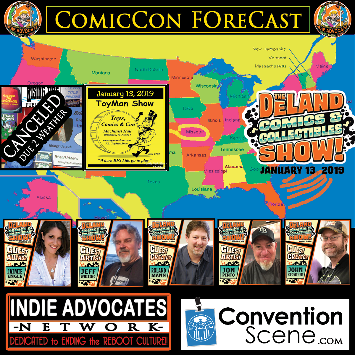 This is BREAKING INDIE NEWS & BRIAN K MORRIS and THE COMIC CON FORECAST and more