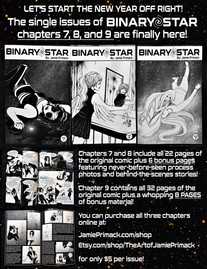 Chapters 7, 8, and 9 of BINARY STAR, has arrived just in time for 2019!