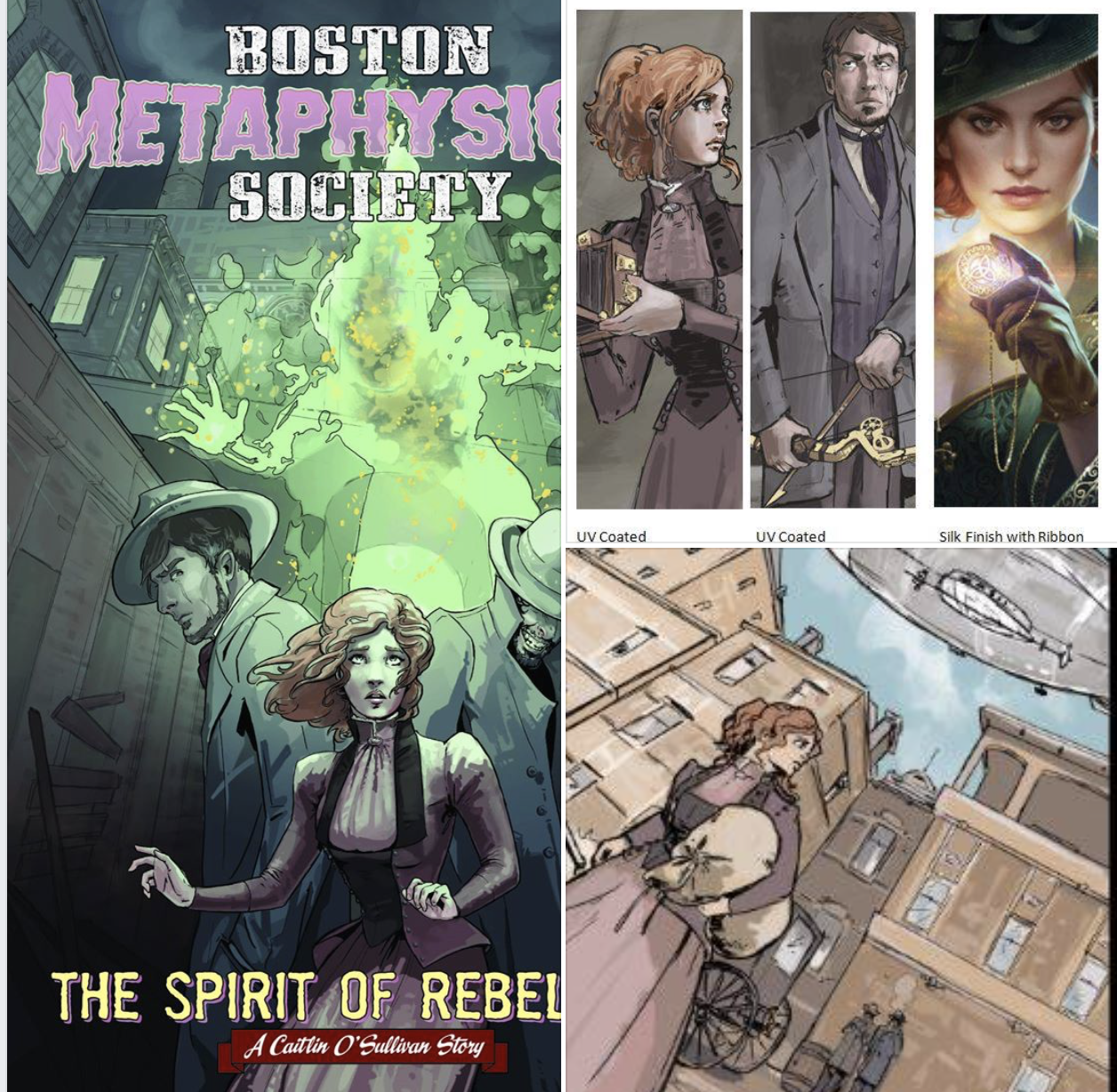 ONLY 48 hours in the Boston Metaphysical Society:  The Spirit of Rebellion Kickstarter. Pledge now to get  in on all the Stretch Goals.