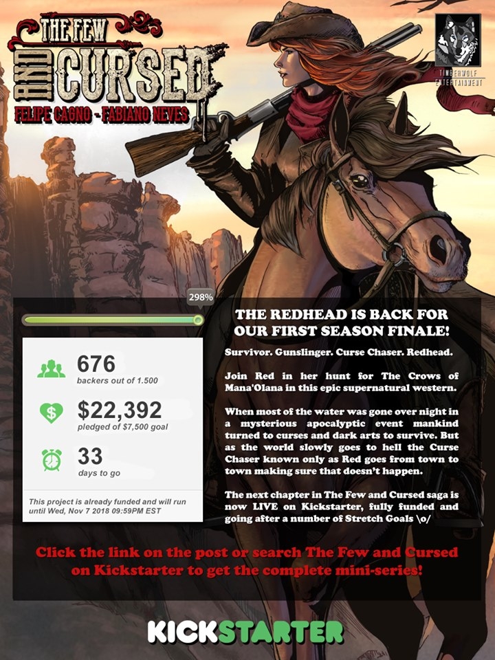 ***FEW AND CURSED #6 NOW LIVE ON KICKSTARTER*** and check out the BORAD GAME