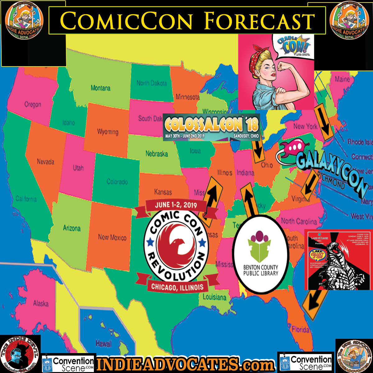 THE COMIC CON  FORECAST:: May 30th-June 2nd: