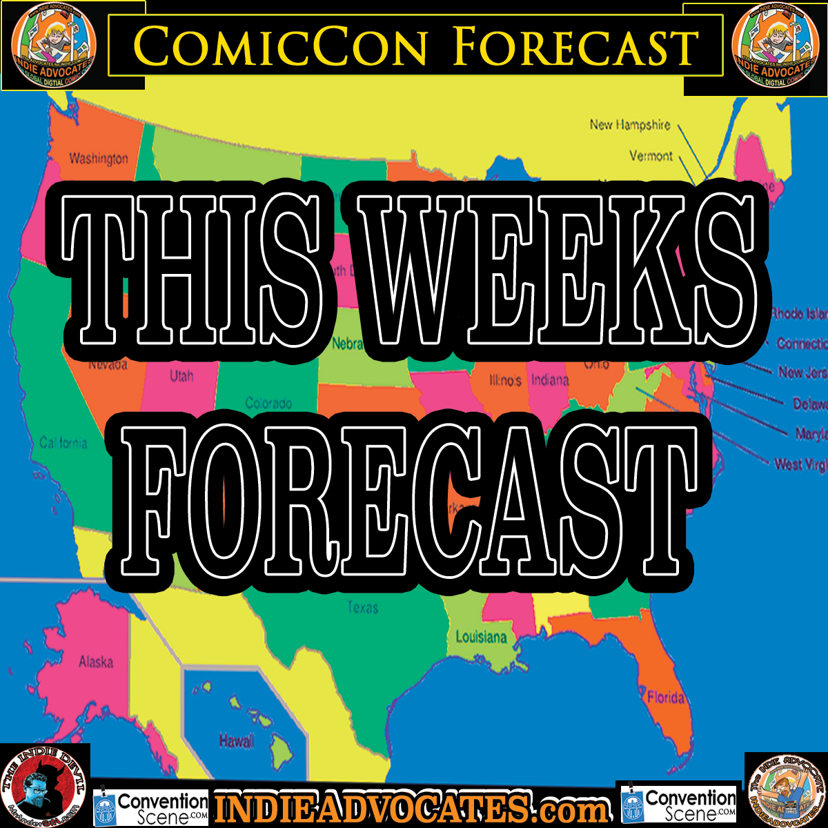 THE COMIC CON  FORECAST:: June 13th-16th