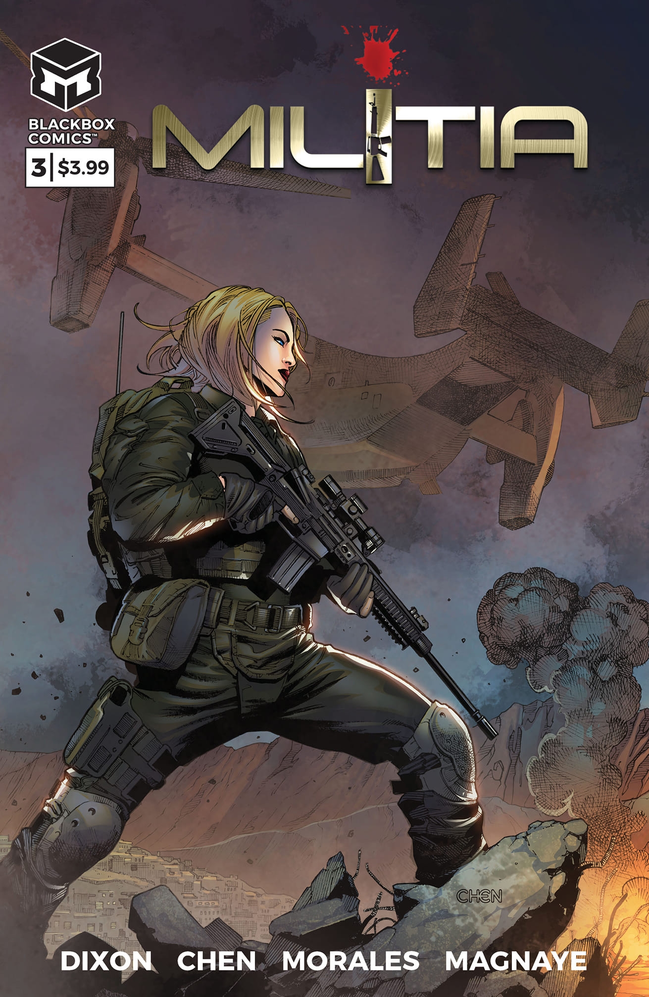 Militia #3 NOW  in PREVIEWS