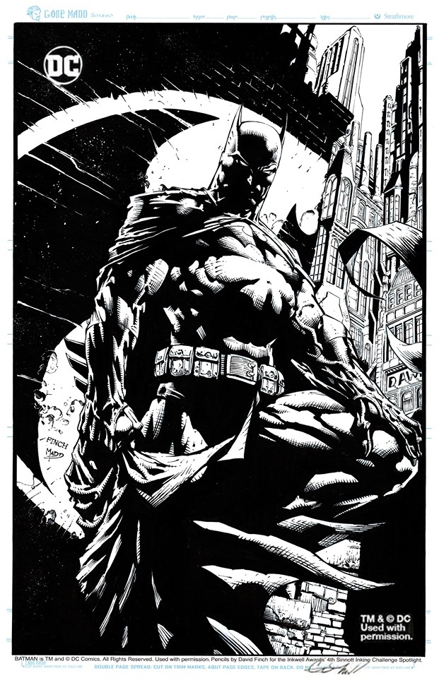 Criss Madd get to Ink BATMAN Congrats to the MADD MAN.