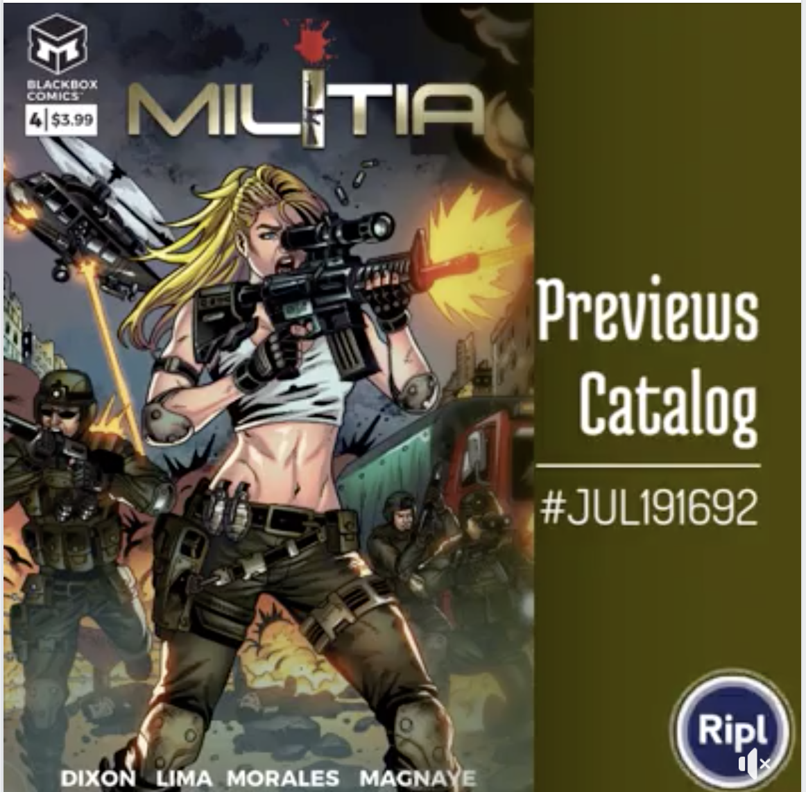 MILITIA 4 Heads to Previews