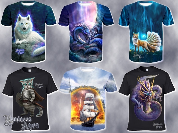 NOW CROWDFUNDING:: :: Fantastical Imaginative T-shirts – Break Kickstarter