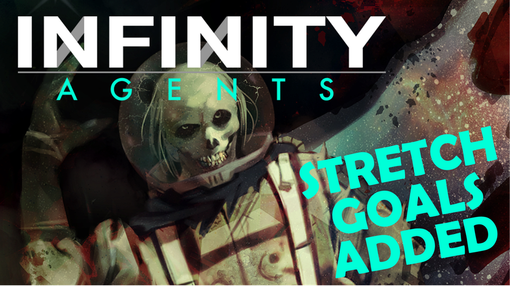 Infinity Agents #1-2 small press comics  Interstellar adventure with aliens, mecha, monsters, superheroes, cosmic kaiju, and the mysterious Infinity Zone!