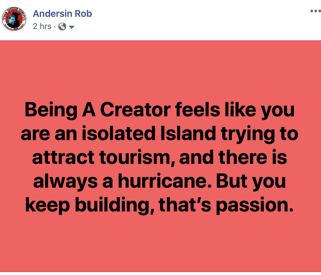 CREATIVE INSIGHTS – A Mr. AnderSiN  deep thought::