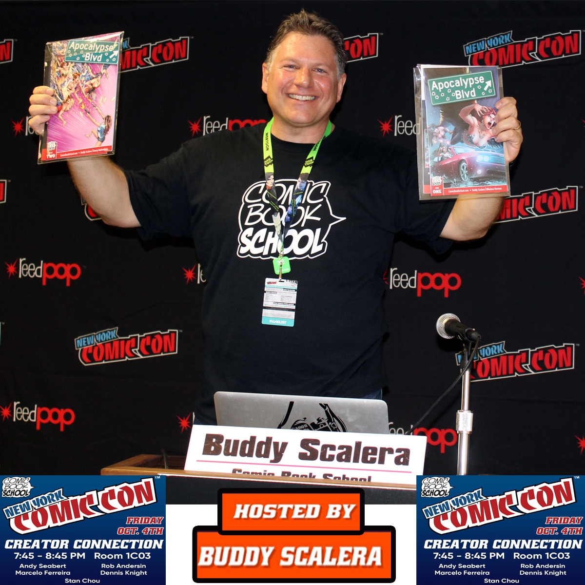 The 1st Inductee to THE INDIE COMICS HALL OF FAME:: BUDDY SCALERA