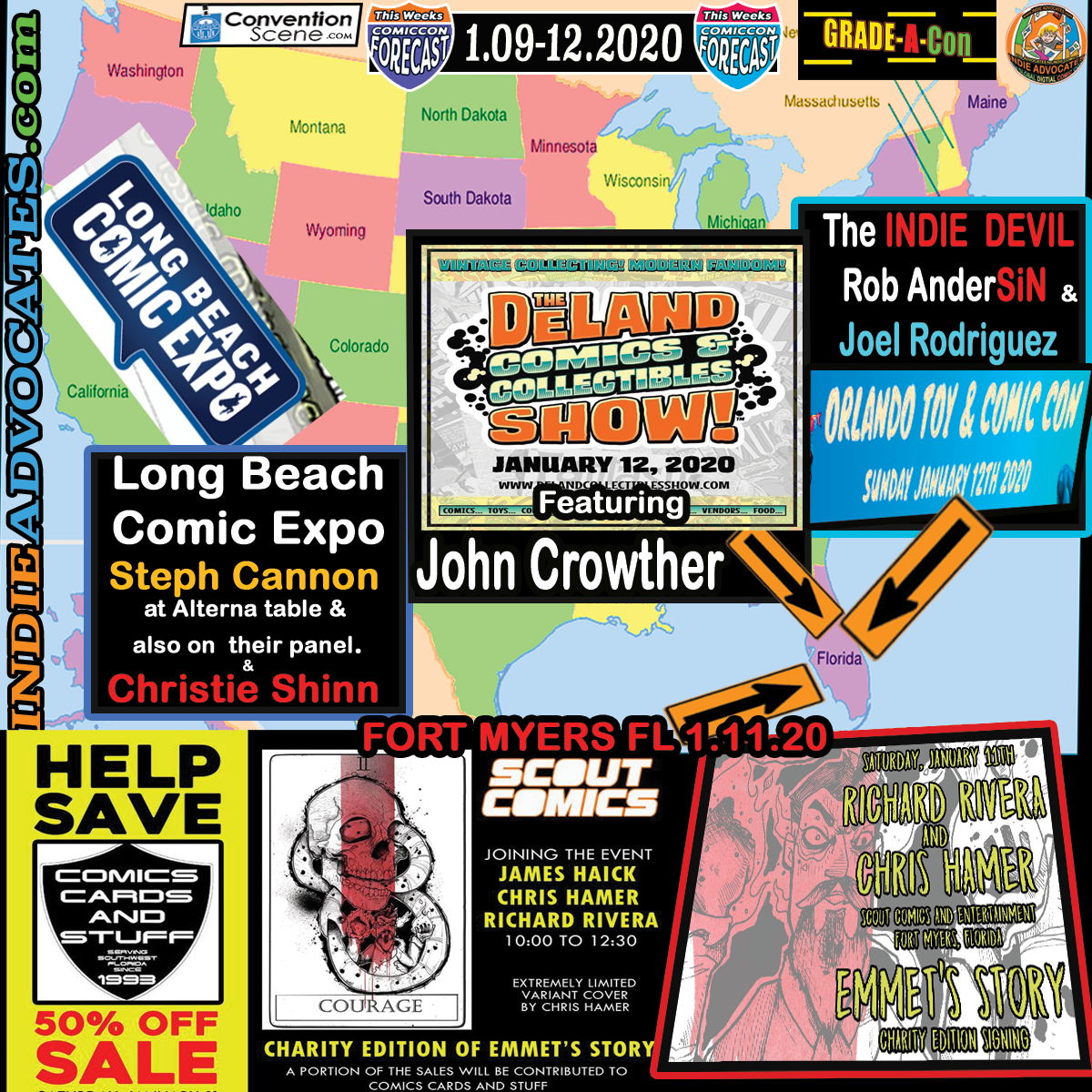 Comic Con FORECAST:: 2020 COMIC CON HIGHWAY EXITS:: [1.9-12]